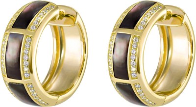 Серьги серебряные с жемчугом и куб. цирконием «Pearl Charm G» Rivoli (арт.FPO-S5-D-G)