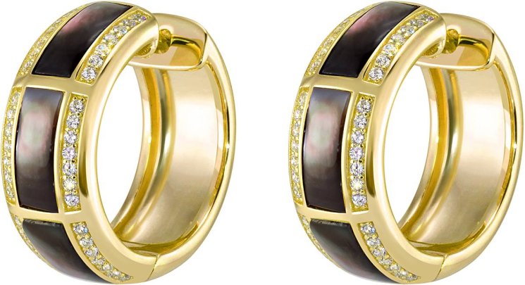 Серьги из серебра с жемчугом и куб. цирконием (Арт.fpo-s5-d-g)