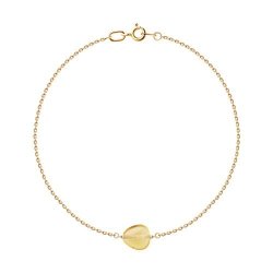 Браслет золотой пробы 585 с цитрином (Арт.750652) Браслет золотой пробы 585 с цитрином (Арт.750652)