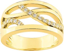 Кольцо из золота с бриллиантом Русские Самоцветы (Арт.vz029jb2_52)