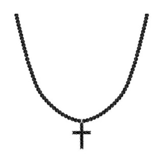 Колье из серебра 925 с шпинелью и фианитами «Noir Faith» SOKOLOV (арт.83070063)