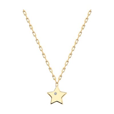 Колье из золота с фианитом (Арт.070497)