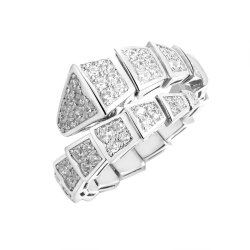 Кольцо из серебра с фианитом (Арт.cz-r04552-x-w-x-x-w)