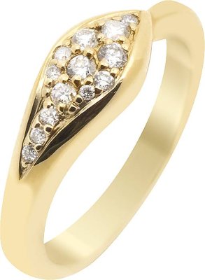 Кольцо из золота с бриллиантом (Арт.dc053jb2s)