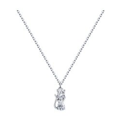Колье из серебра с фианитами (Арт.94070755)