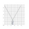 Колье из серебра с фианитами «Сияющий Котёнок» Соколов (арт.9407)