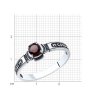 Кольцо из серебра с гранатом (Арт.95-310-00975-1)