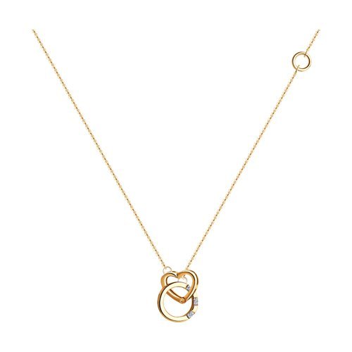 Колье из золота с бриллиантами (Арт.1070094)