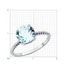 Кольцо из серебра с топазом (Арт.92014473)