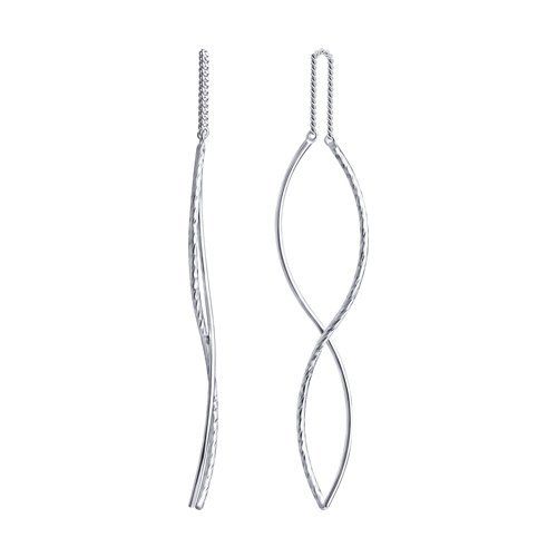 Серьги из серебра (Арт.94-120-01036-1)