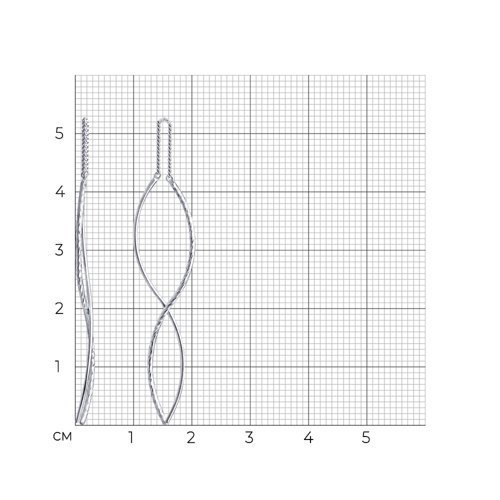 Серьги из серебра (Арт.94-120-01036-1)