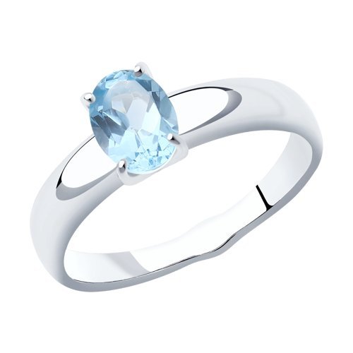 Кольцо из серебра с топазом (Арт.94-310-00626-1)