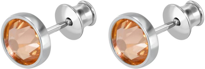 Серьги из серебра с куб. цирконием (Арт.bds-5-ss34-6-s)