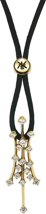 Кулон из золота с бриллиантом (Арт.ekkcl64d)