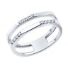 Кольцо из серебра с фианитами (Арт.94013844)