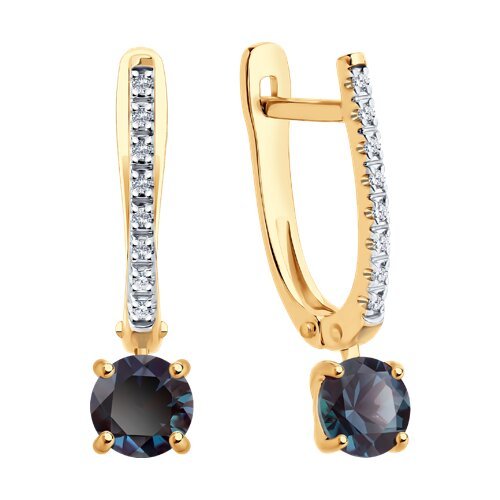 Серьги золотые пробы 585 (Арт.72-00414)