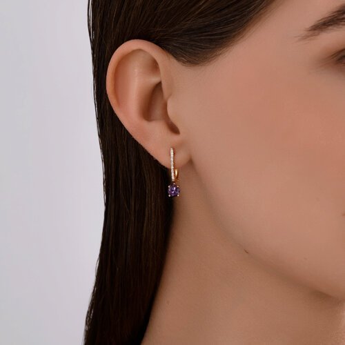 Серьги золотые пробы 585 (Арт.72-00414)