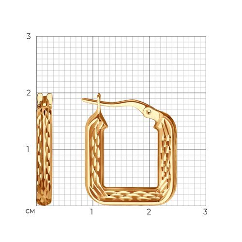 Серьги из золота (Арт.0200053)