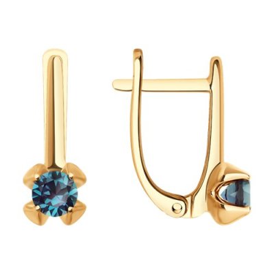 Серьги золотые пробы 585 (Арт.728836)