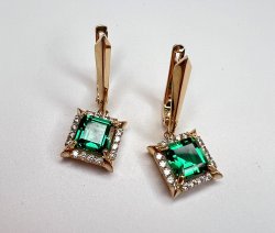 Серьги Эстет (Арт.01s2115422-1)