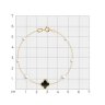 Браслет золотой пробы 585 с миксом камней (Арт.795074)
