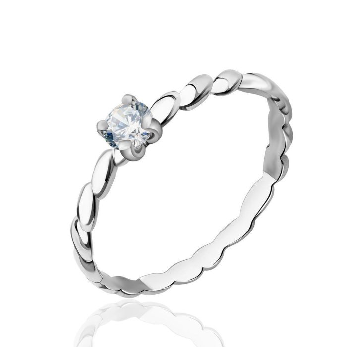 Кольцо из золота с бриллиантом Русские Самоцветы (Арт.53985)