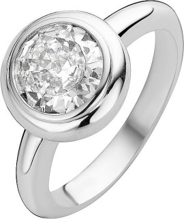 Кольцо серебряное с кубическим цирконием «Сияние Crystal Halo» Ti Sento (арт.1911ZI)