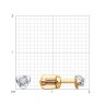 Серьги из золота с бриллиантами (Арт.1021893)