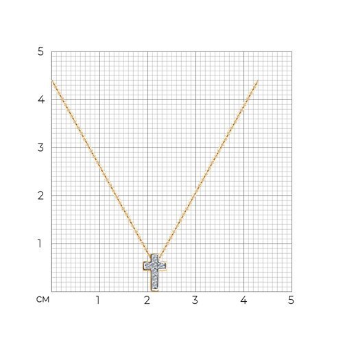 Колье из золота с бриллиантами (Арт.1070096)