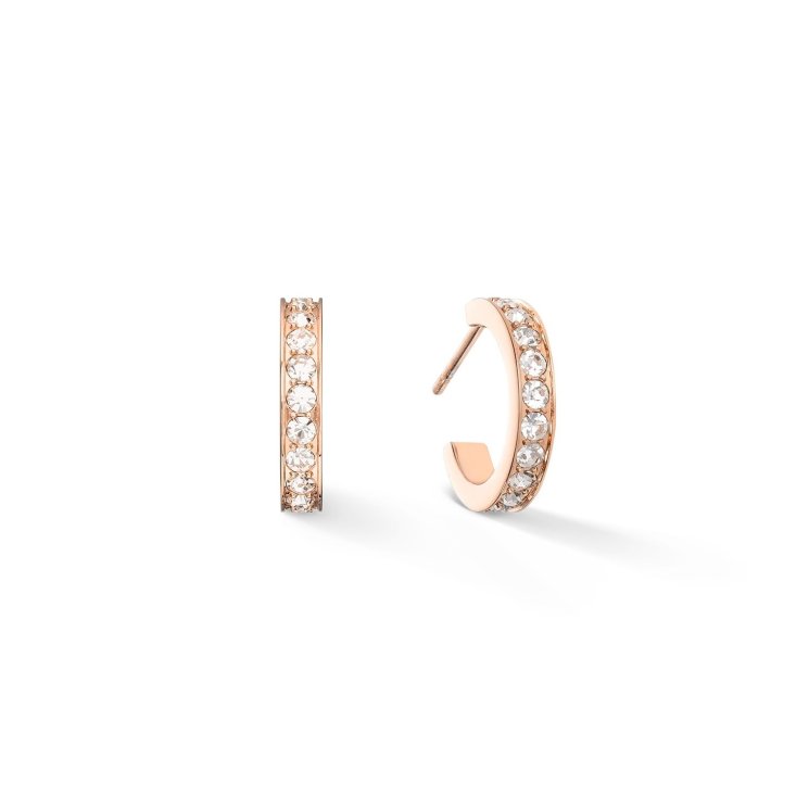 Серьги crystal-rose gold la_0127_21-1822