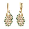 Серьги из серебра с фианитами (Арт.93022399)