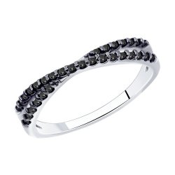 Кольцо из серебра с фианитами (Арт.94-110-01512-1)