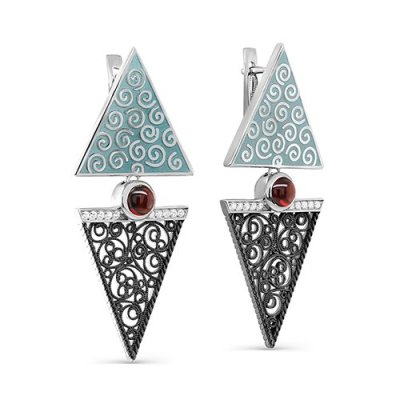 Серьги Кабаровский (Арт.12-371-3505)