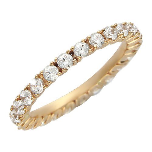 Кольцо из золота с фианитами «Вечное сияние» Estet (арт.01К114897)