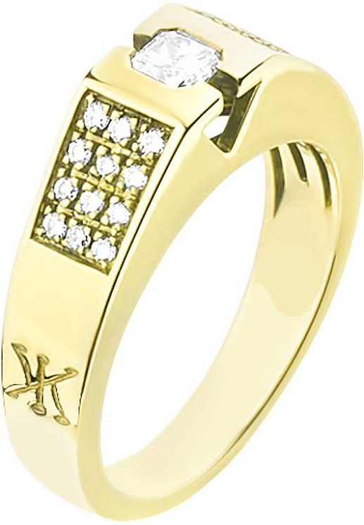 Кольцо из золота с бриллиантом (Арт.9155dtkoj_7043o)