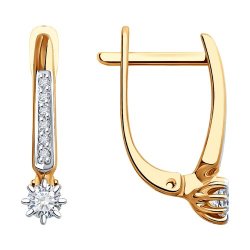 Серьги из золота с бриллиантами (Арт.51-220-01771-1)