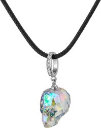 Кулон из серебра с кристаллом swarovski Русские Самоцветы (Арт.swkp-a-4-13-86-s)