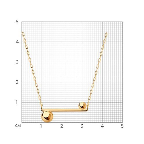Колье из золота (Арт.070509)