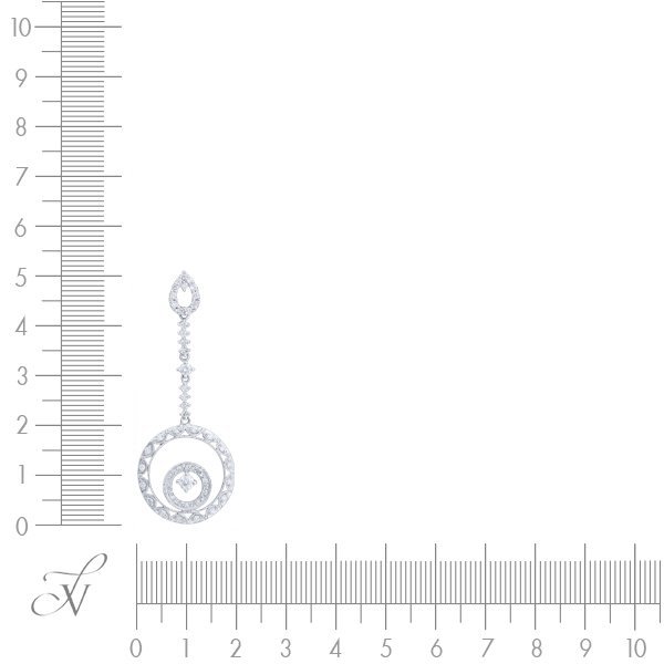 Кулон из белого золота с бриллиантом (Арт.aasp3155_pd_wg)