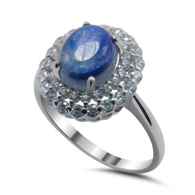 Кольцо Серебряные крылья (Арт.2112733629_kianitkaboshonsint_kubcirkonii)