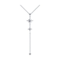 Колье из серебра с фианитами (Арт.94070649)