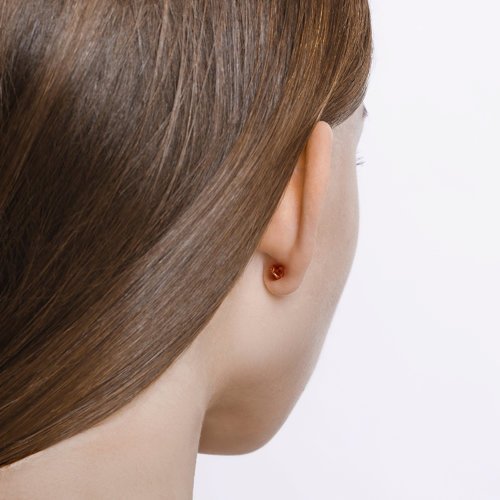 Серьги из золота с бриллиантами и перламутром (Арт.1021565)