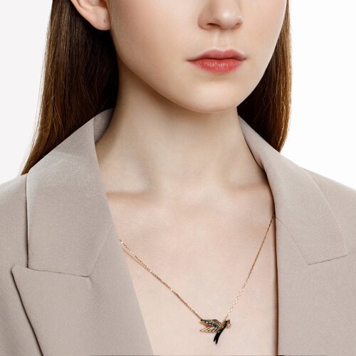 Колье из золота с фианитом (Арт.070436)