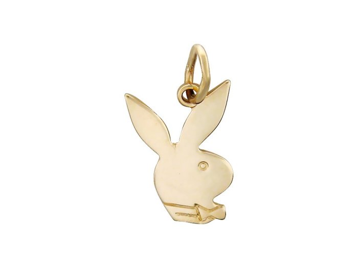 Кулон золотой без вставок «Playful Bunny» Estet (арт.01П010916)