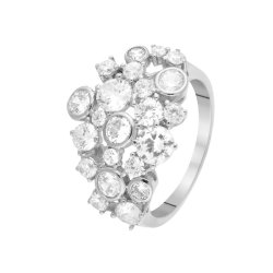 Кольцо из серебра с куб. цирконием (Арт.pd-r00695-x-w-w-x-w)
