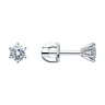 Серьги из белого золота с бриллиантами (Арт.1021860-3-66)