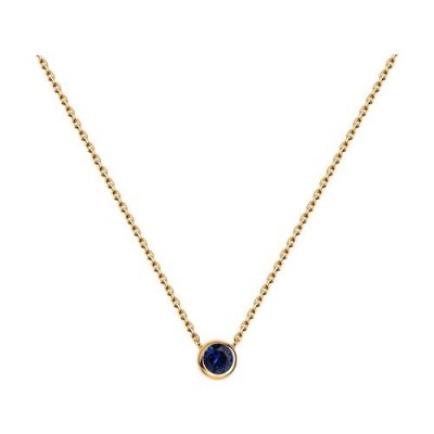 Колье из золота с сапфиром «Ночная Звезда» Соколов (арт.2070046)