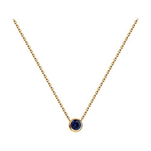 Колье из золота с сапфиром (Арт.2070046)