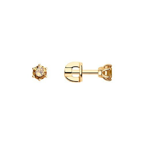 Серьги из серебра с фианитами (Арт.93-122-01543-2)