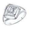 Кольцо из серебра с фианитами (Арт.94-110-00740-1)